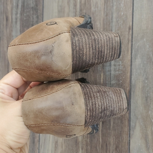 Born Women Y2K Vintage style leather boots shoes ssz 7 - Picture 5 of 12